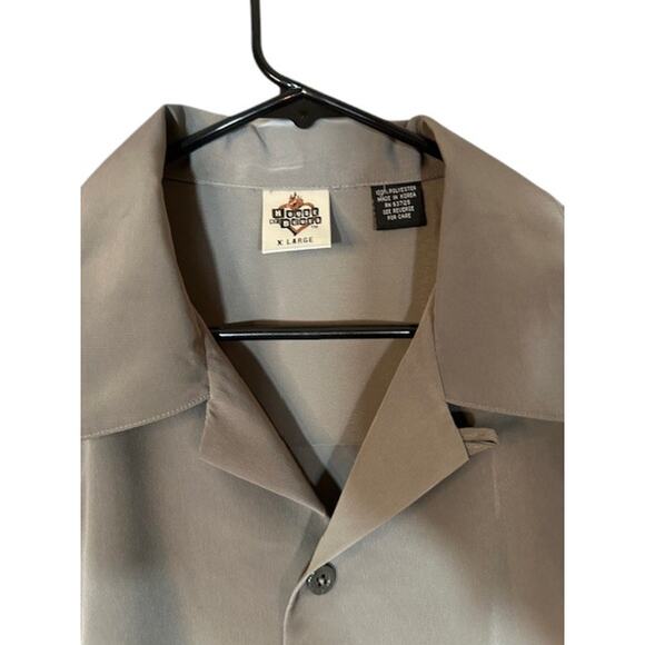 House of Blues Gray Tribal Collared Button Down Dressy Casual Shirt Men Sz XL - Picture 6 of 8